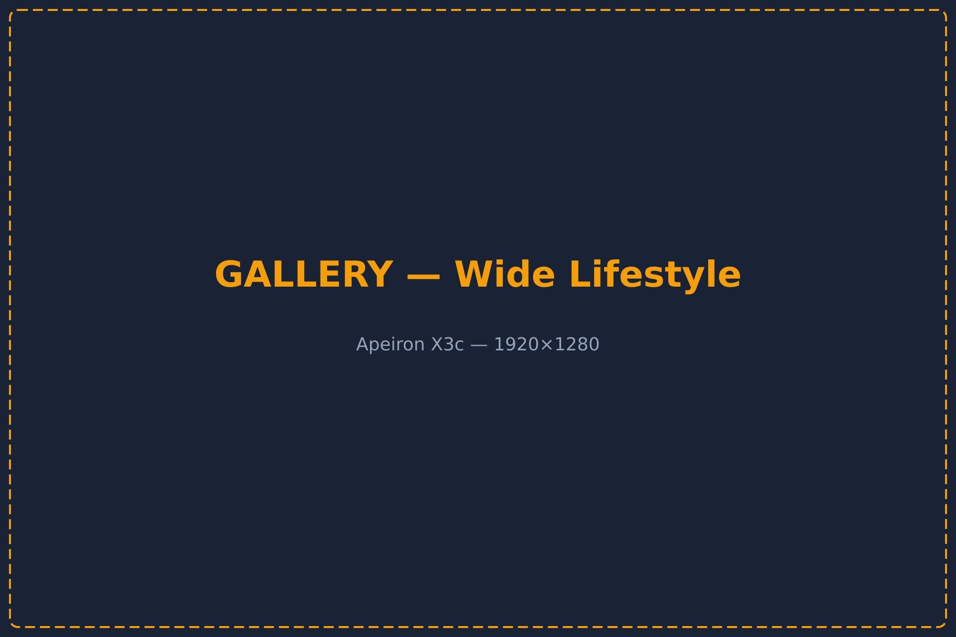 Apeiron X3c - Wide Lifestyle View