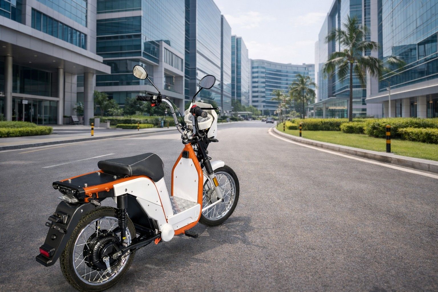 Apeiron X3c — Rear 3/4 View